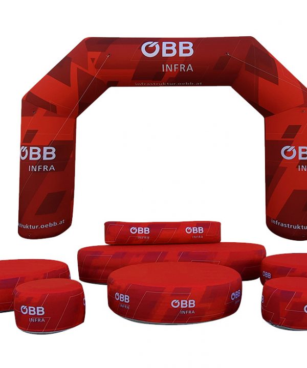 Aufblasbare pneumatische Möbel ÖBB